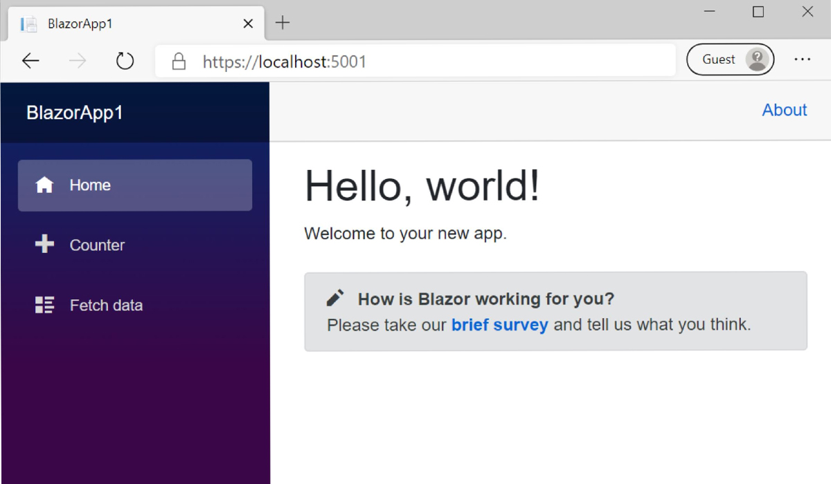 مایکروسافت Blazor WebAssembly