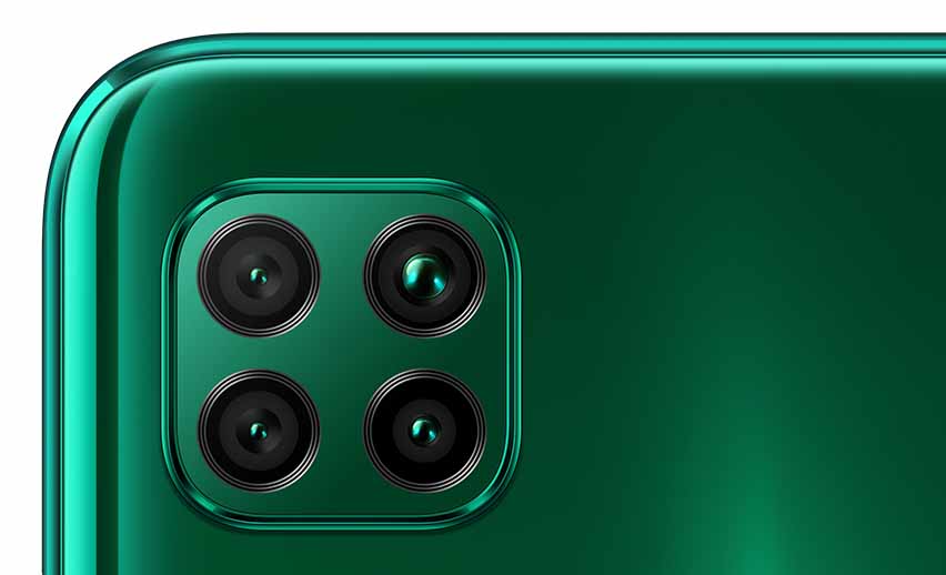 دوربین چهارگانه هواوی نوا 7i در رنگ سبز