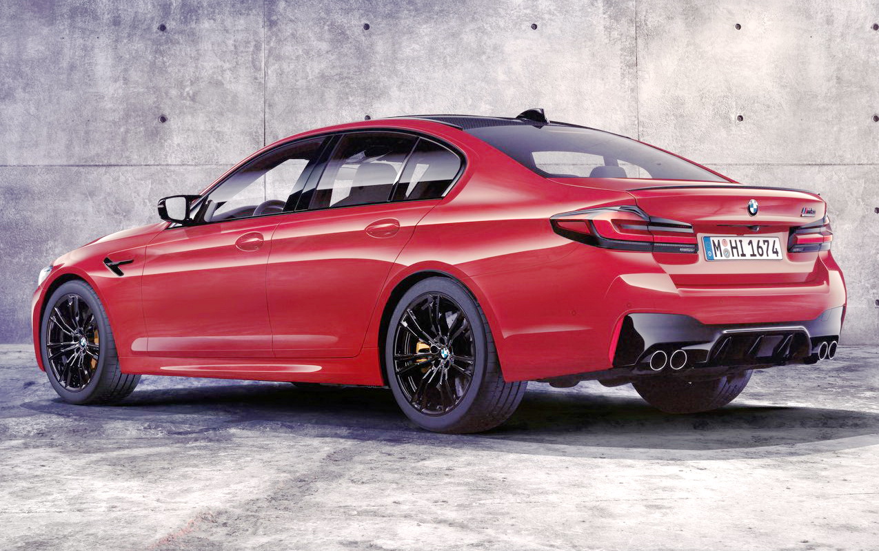 BMW M5  بی ام و ام5 نمای پشت