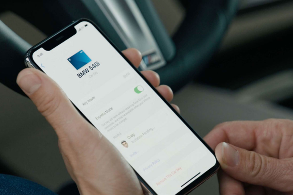 کلید دیجیتال در iOS آیفون را به سوئیچ خودرو تبدیل می‌کند