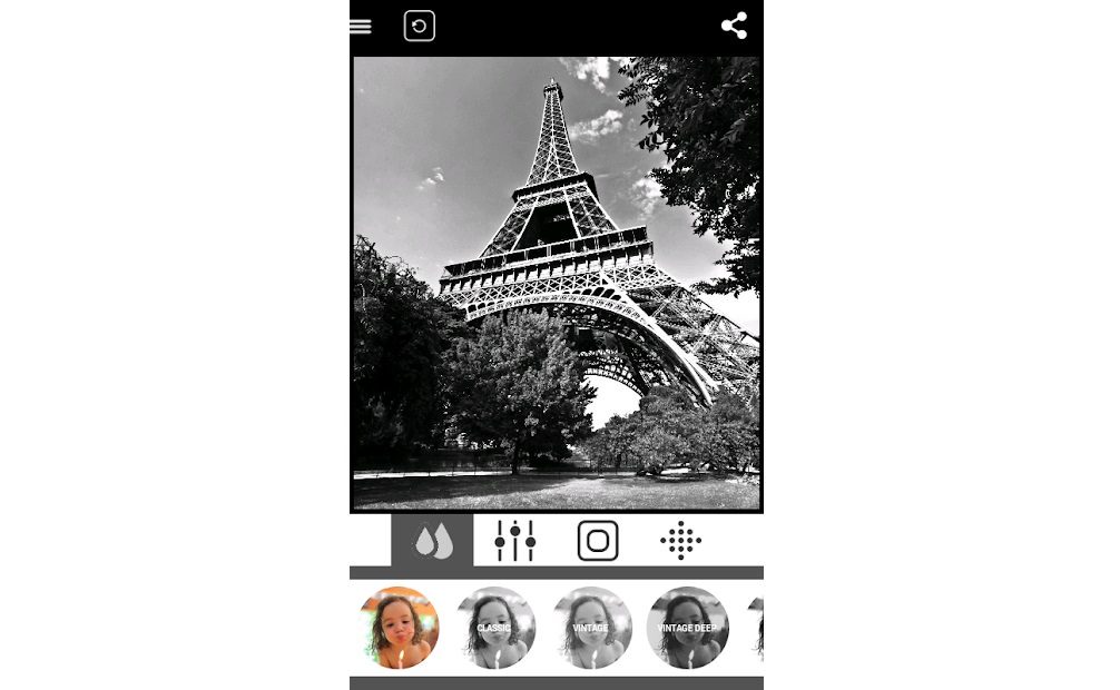اسکرین شات اپلیکیشن BlackCam Pro - B&W Camera