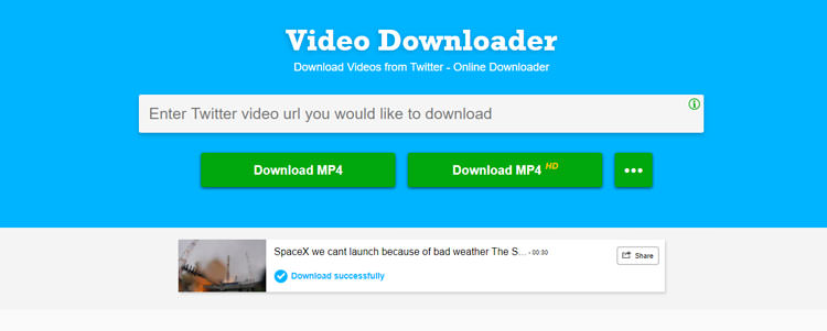 Download Twitter videos on PC