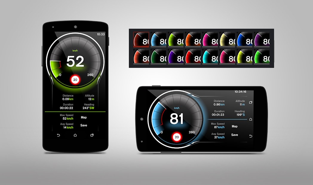 اسکرین شات اپلیکیشن Speed View GPS Pro