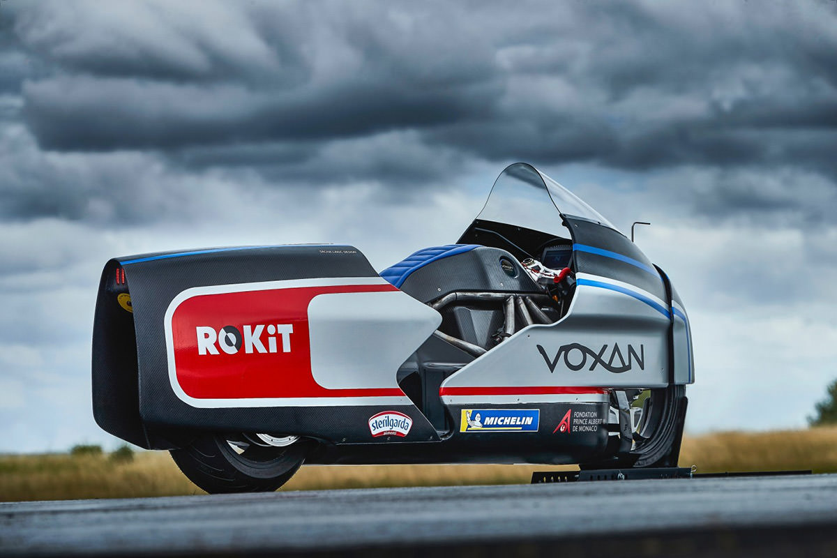 موتورسیکلت برقی وکسان واتمن / Voxan Wattman electric motorcycle برای ثبت رکورد سرعت زمینی