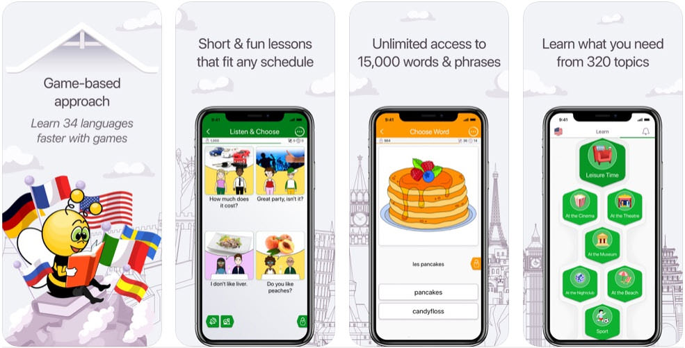 اسکرین شات اپلیکیشن آموزش لغات انگلیسی Learn English - 15,000 Words