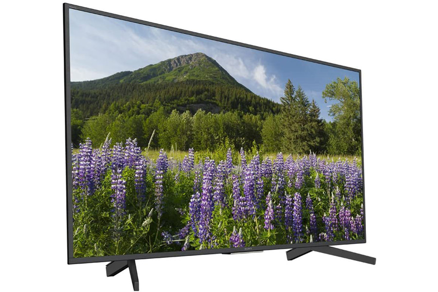نمای نیمرخ تلویزیون سونی X7000F مدل 49 اینچ