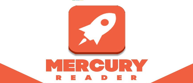 افزونه کروم Mercury Reader