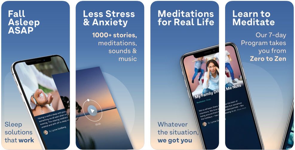 اسکرین شات اپلیکیشن Relax & Meditate App