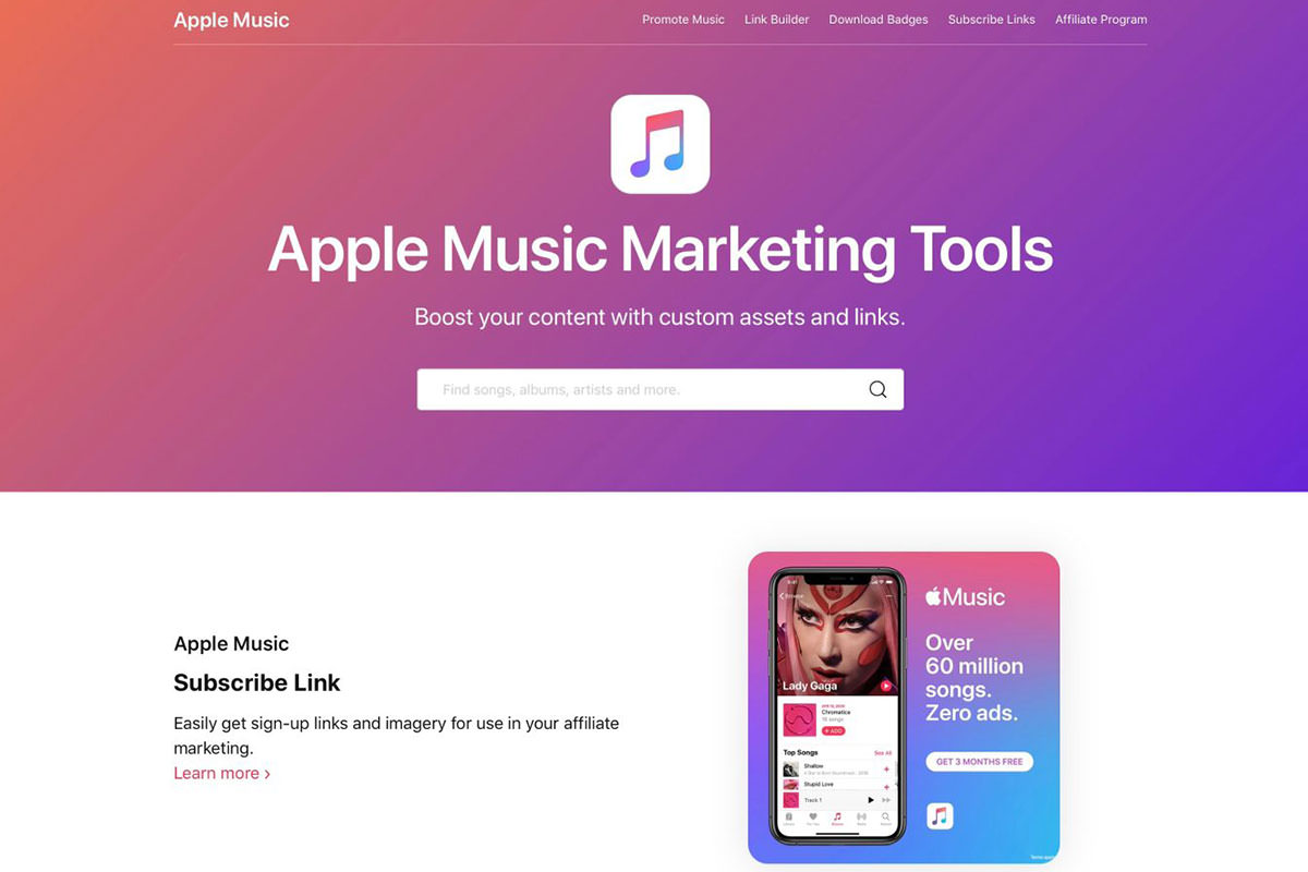 اپل ابزارهاي بازاريابي اپل‌ موزيك را به‌روز كرد