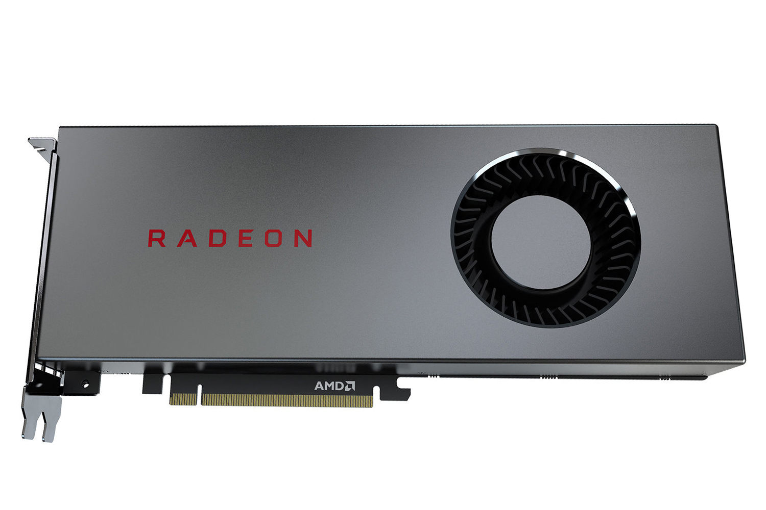 کارت گرافیک AMD Radeon RX 5700 نمای بالا -  فن خروجی هوا / AMD رادئون RX 5700