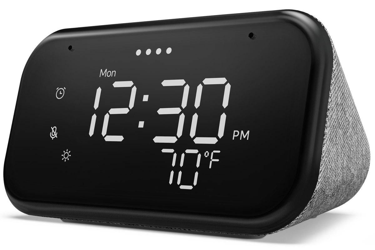 ساعت لنوو اسمارت کلاک اسنچل / Lenovo Smart Clock Essential از جلو