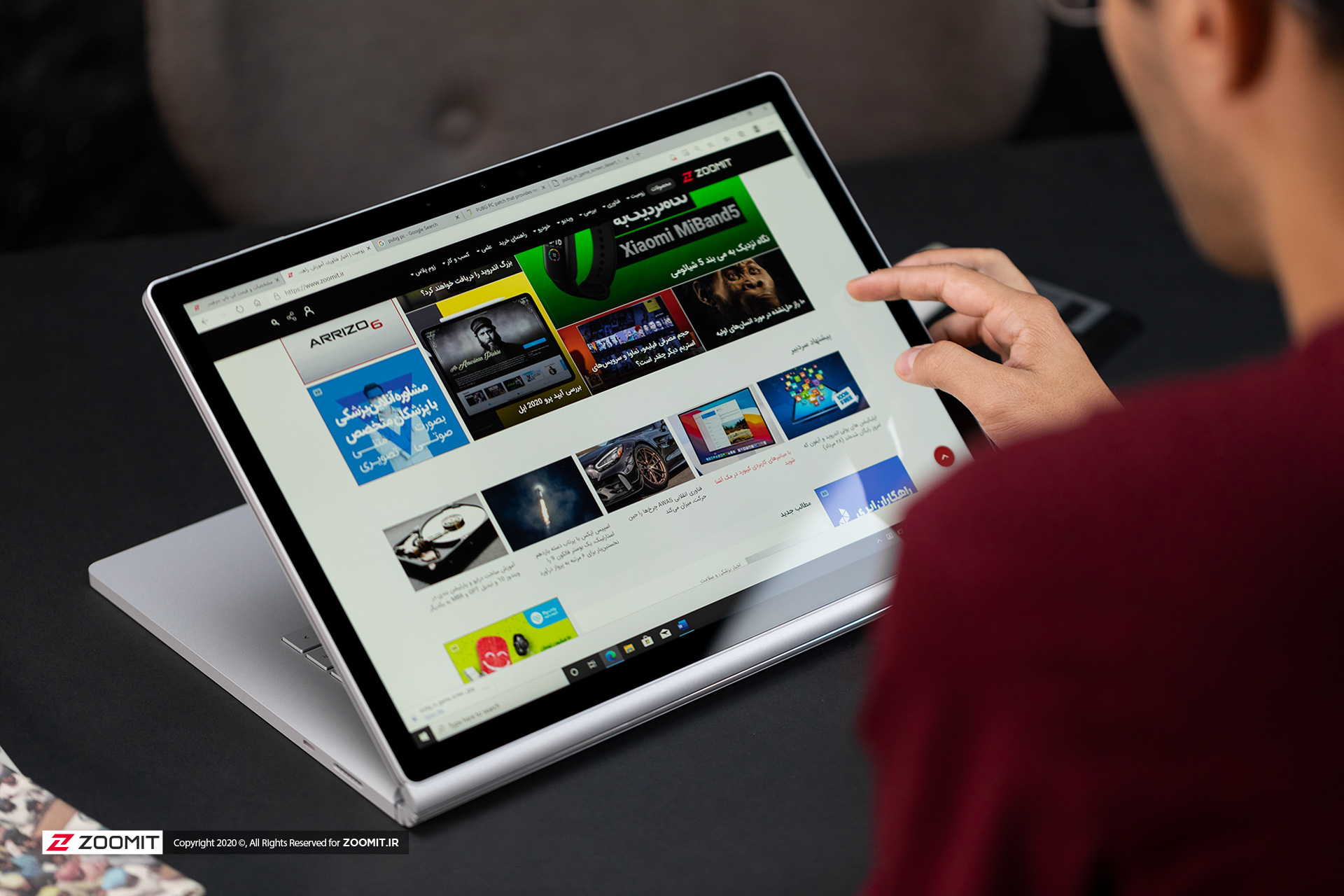 نمایشگر لمسی سرفیس بوک ۳ مایکروسافت / Microsoft Surface Book 3