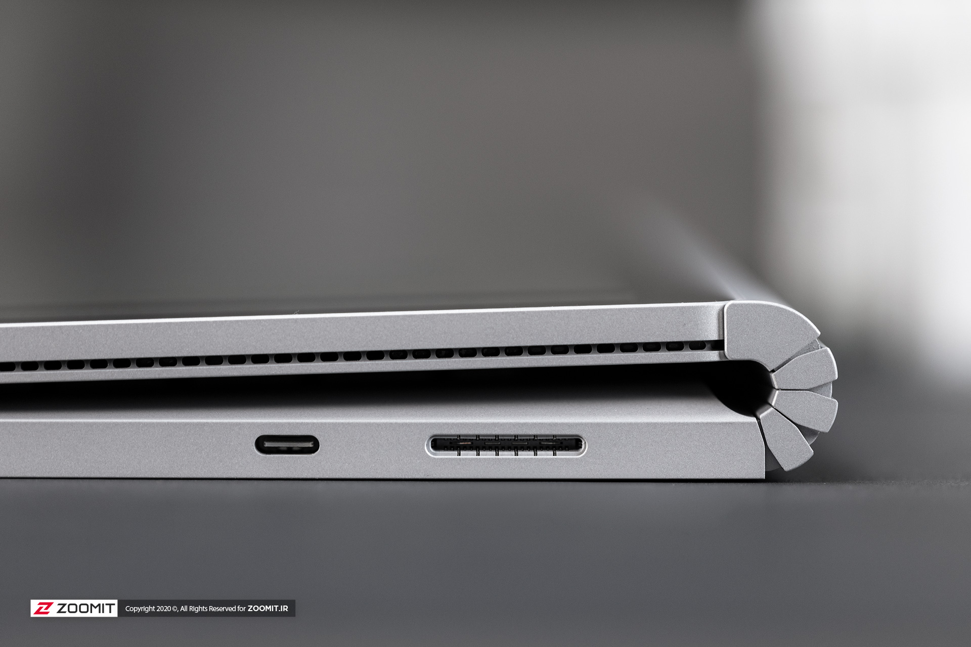 پورت USB-C و سرفیس کانکت سرفیس بوک ۳ مایکروسافت / Microsoft Surface Book 3