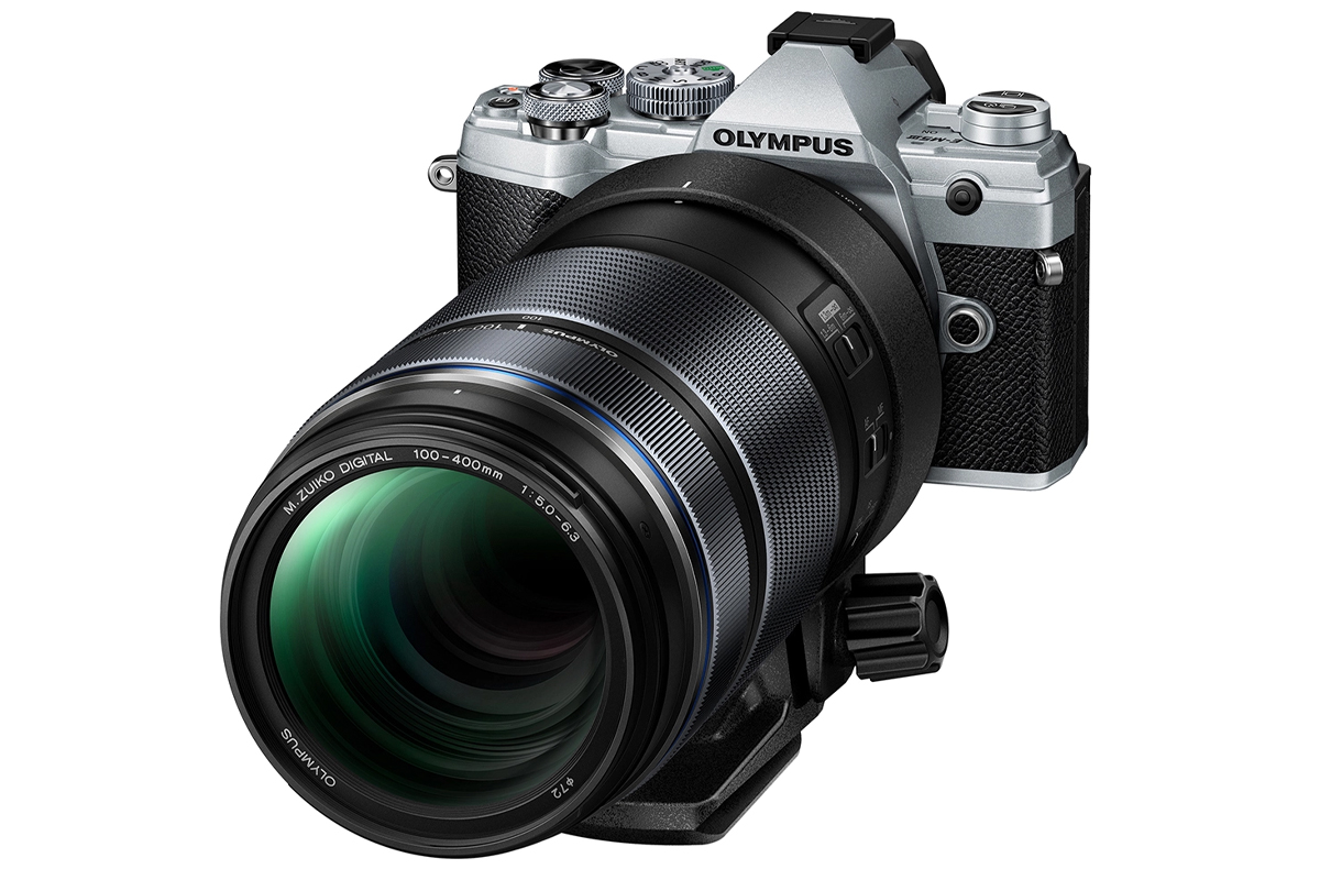 دوربین المپوس همراه لنز المپوس M. Zuiko Digital ED 100-400mm f/5-6.3 IS
