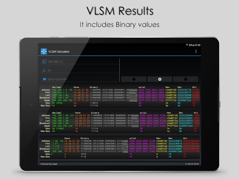 اسکرین شات اپلیکیشن VSLM Calculator