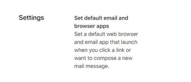 باگ آی او اس 14 / iOS default apps settings bug