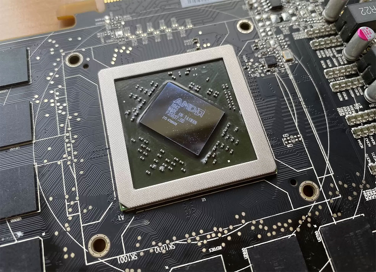تراشه پردازنده گرافیکی AMD
