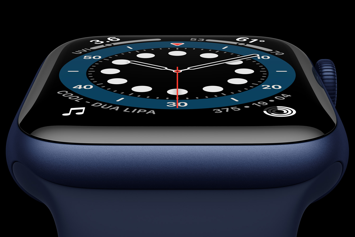 اپل واچ سری 6 / Apple Watch Series 6 از نمای پایین