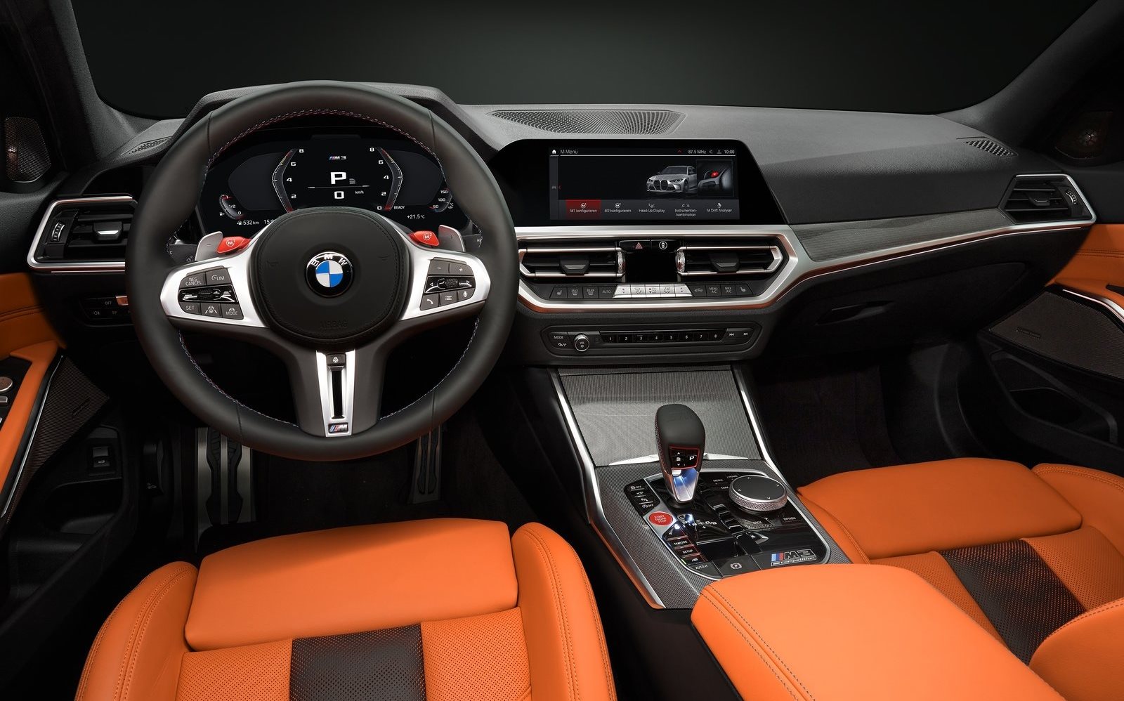 BMW M3 M4 2021 بی ام و M3 M4  فضای داخلی