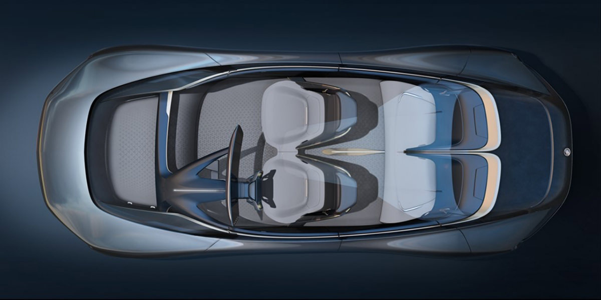 نمای بالا کراس اور مفهومی و برقی بیوک الکترا / Buick Electra Concept 