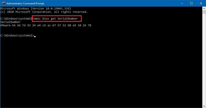 osquery command for serial number