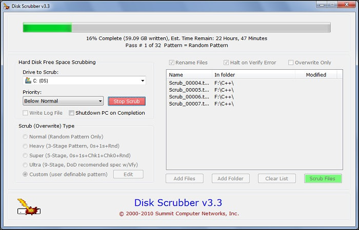  نرم افزار Hard Disk Scrubber
