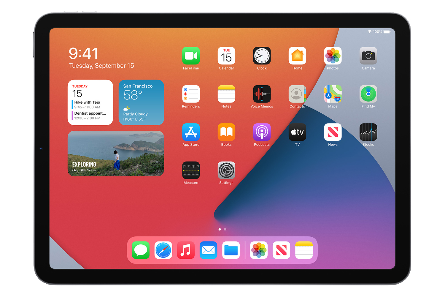 نماي جلو آيپد اير 2020 / iPad Air