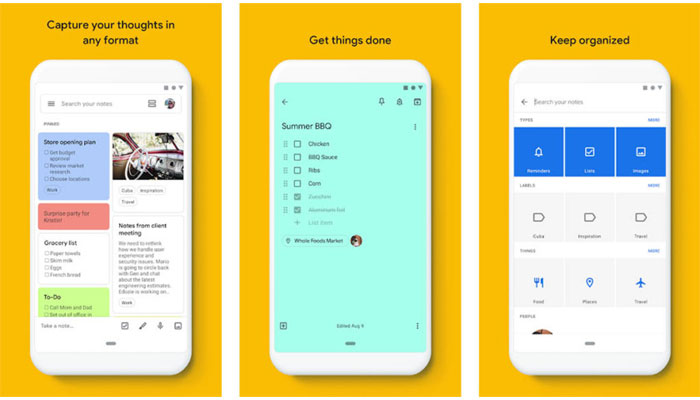اپلیکیشن برنامه ریزی Notes