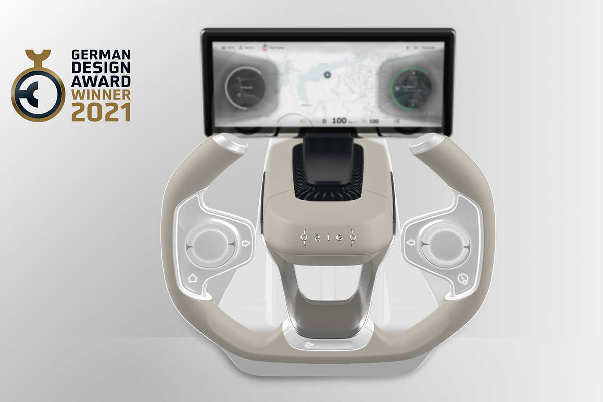 غربیلک فرمان مفهومی اُریگو / Origo Steering Wheel Concept