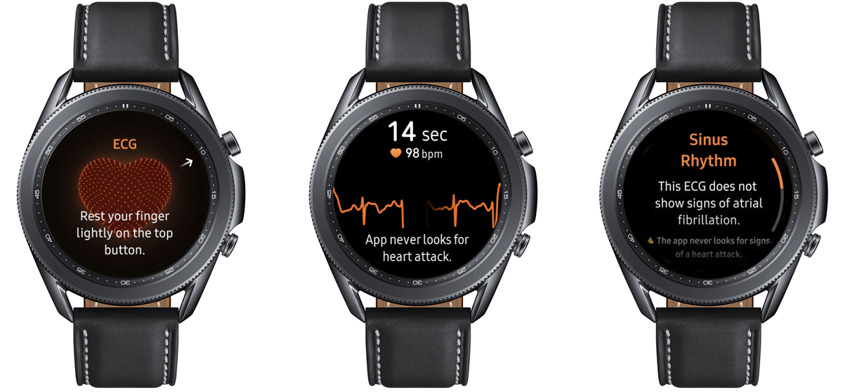 اپلیکیشن نوار قلب / ECG ساعت گلکسی واچ 3 / Galaxy Watch 3