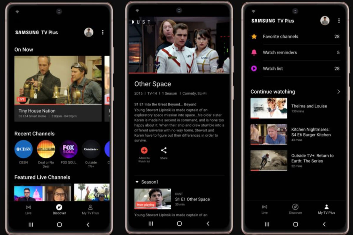 اپلیکیشن سامسونگ TV Plus برای گوشیهای گلکسی عرضه شد