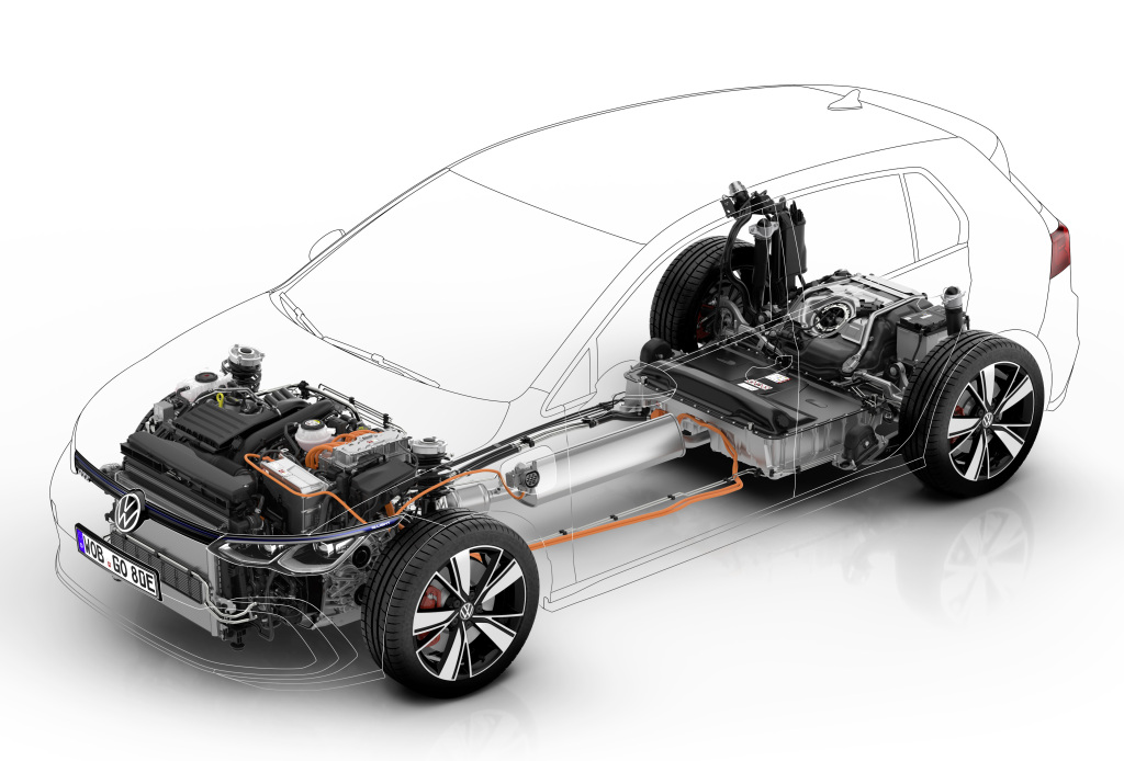  Volkswagen Golf GTE فولکس واگن گلف پلاگین هیبرید 2021