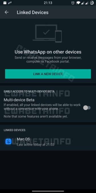 واتساپ اتصال چند دستگاهی / WhatsApp Linked Devices