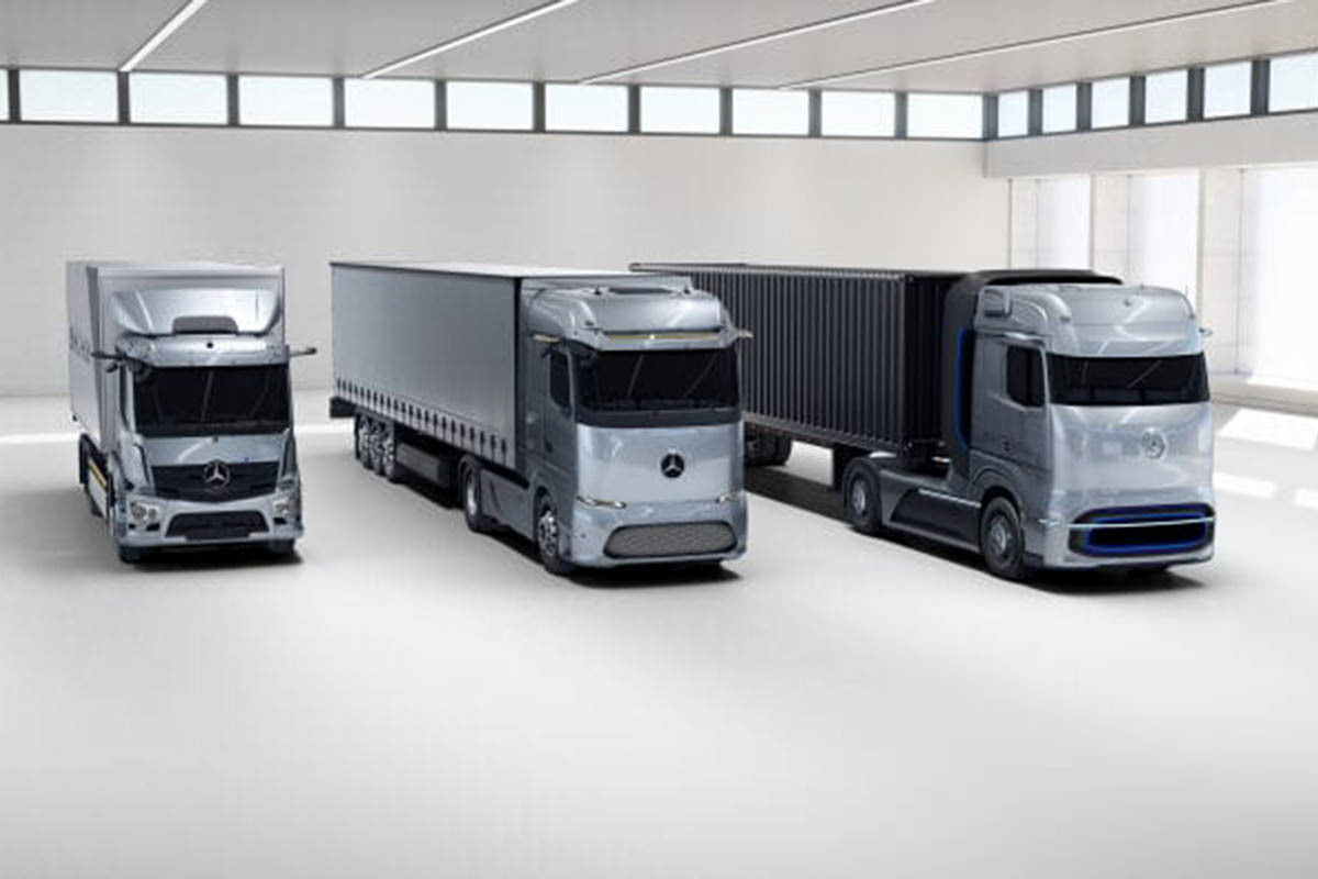 کامیون مفهومی و پیل سوختی هیدروژنی مرسدس بنز / Mercedes-Benz GenH2 Truck