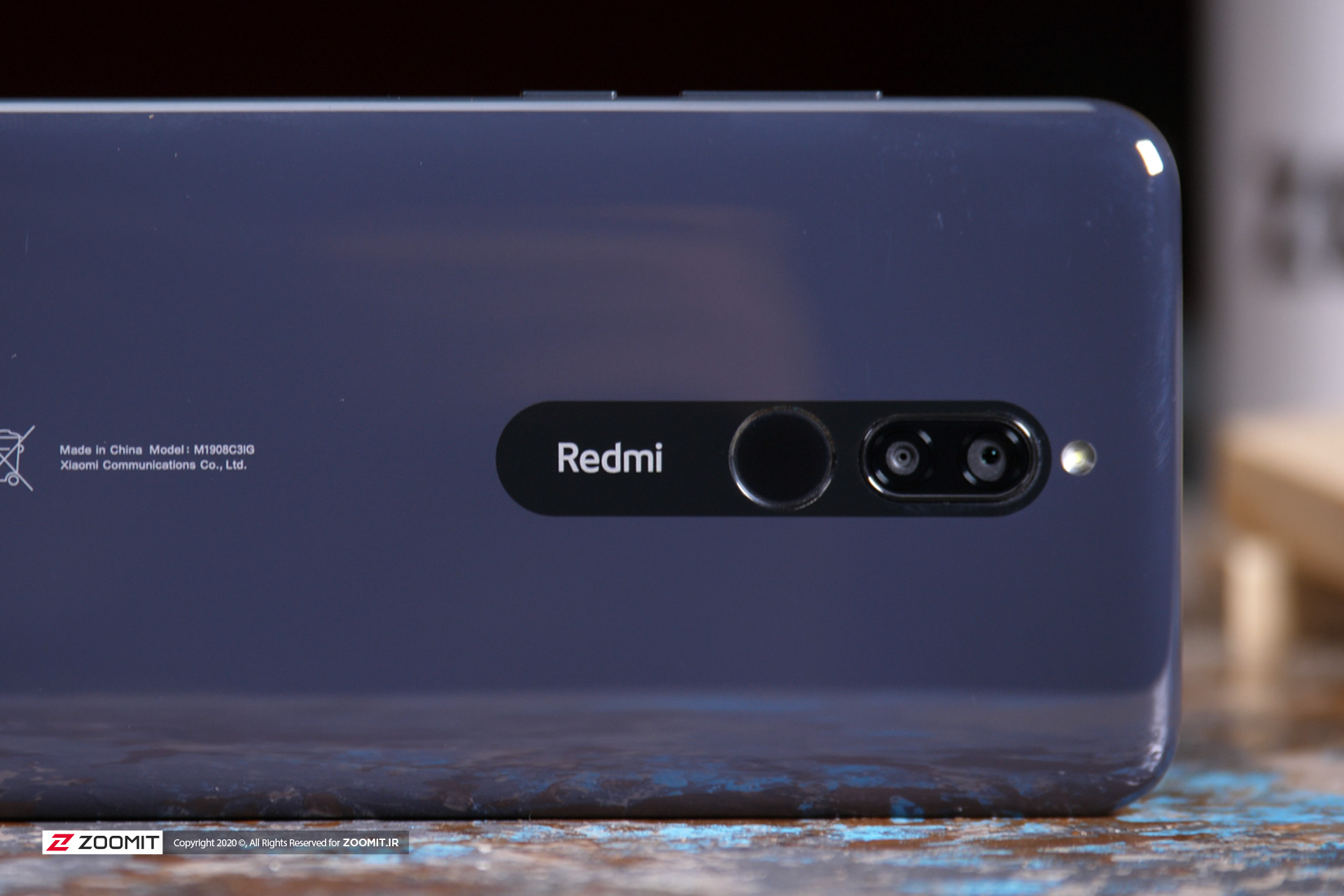 پنل پشتی گوشی شیائومی ردمی هشت (Xiaomi Redmi 8) شامل دوربین دوگانه و حسگر اثرانگشت