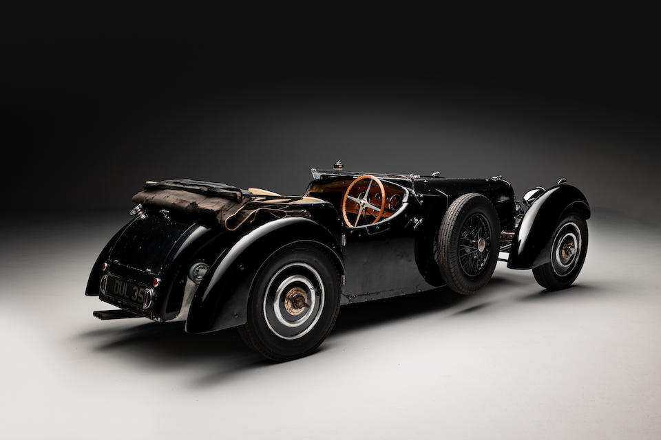 1937 Bugatti Type 57 بوگاتی تایپ 57 مدل 1937 نمای عقب بغل