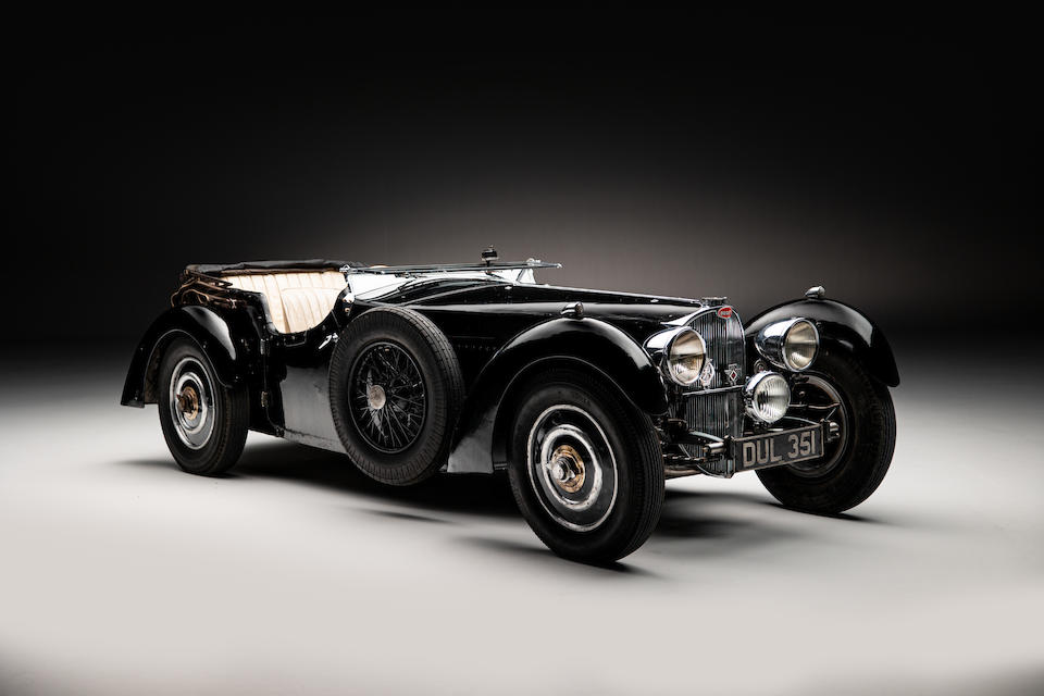 1937 Bugatti Type 57 بوگاتی تایپ 57 مدل 1937 نمای روبرو