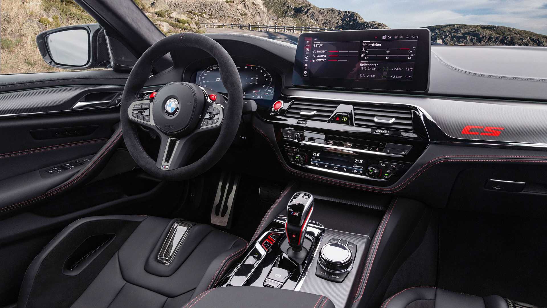 BMW M5 CS بی ام و ام 5 سی اس 2022 نمای داشبورد
