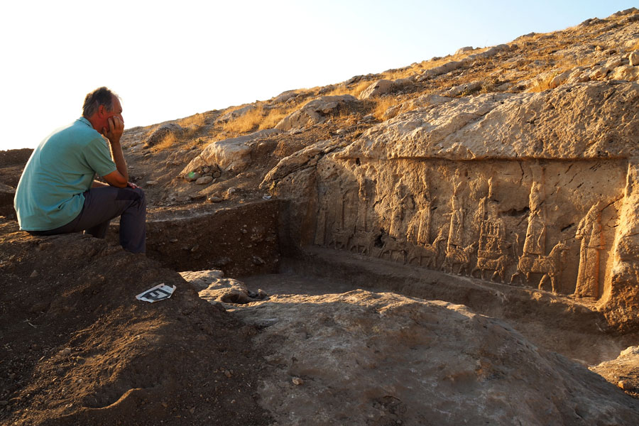 کشف کنده‌کاری‌های بسیار نادر از تمدن آشوری در عراق