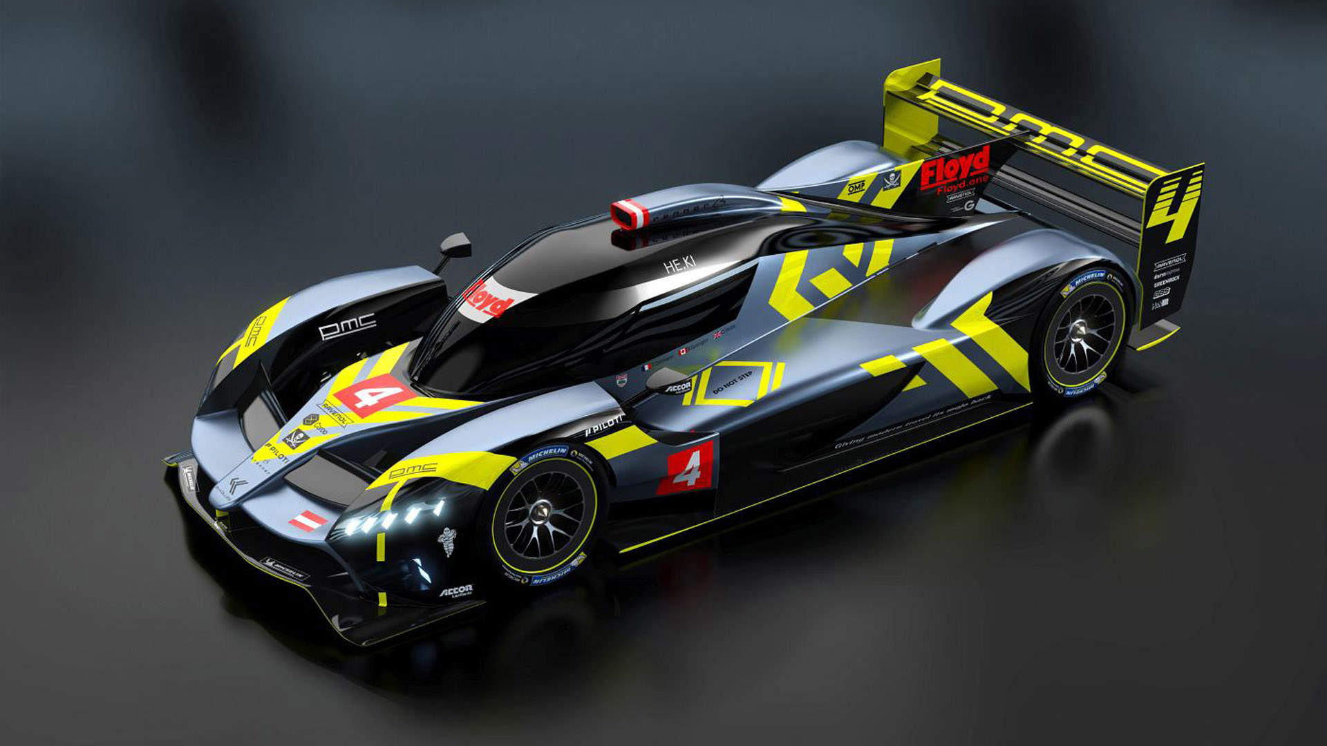 نمای کناری ابرخودرو شرکت بای کولس ریسینگ / ByKolles Racing PMC Project برای شرکت در مسابقات لمان / Le Mans 