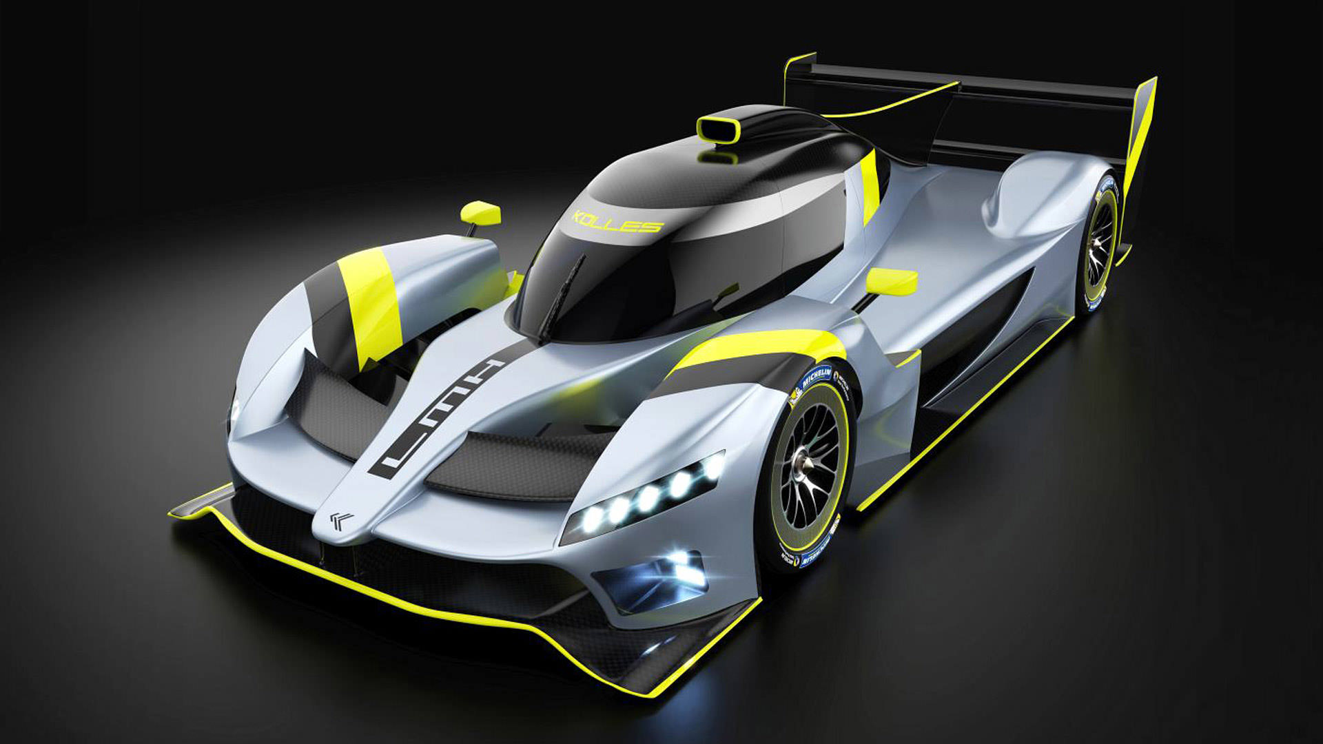 نمای بالا ابرخودرو بای کولس ریسینگ / ByKolles Racing PMC Project برای شرکت در مسابقات لمان / Le Mans 