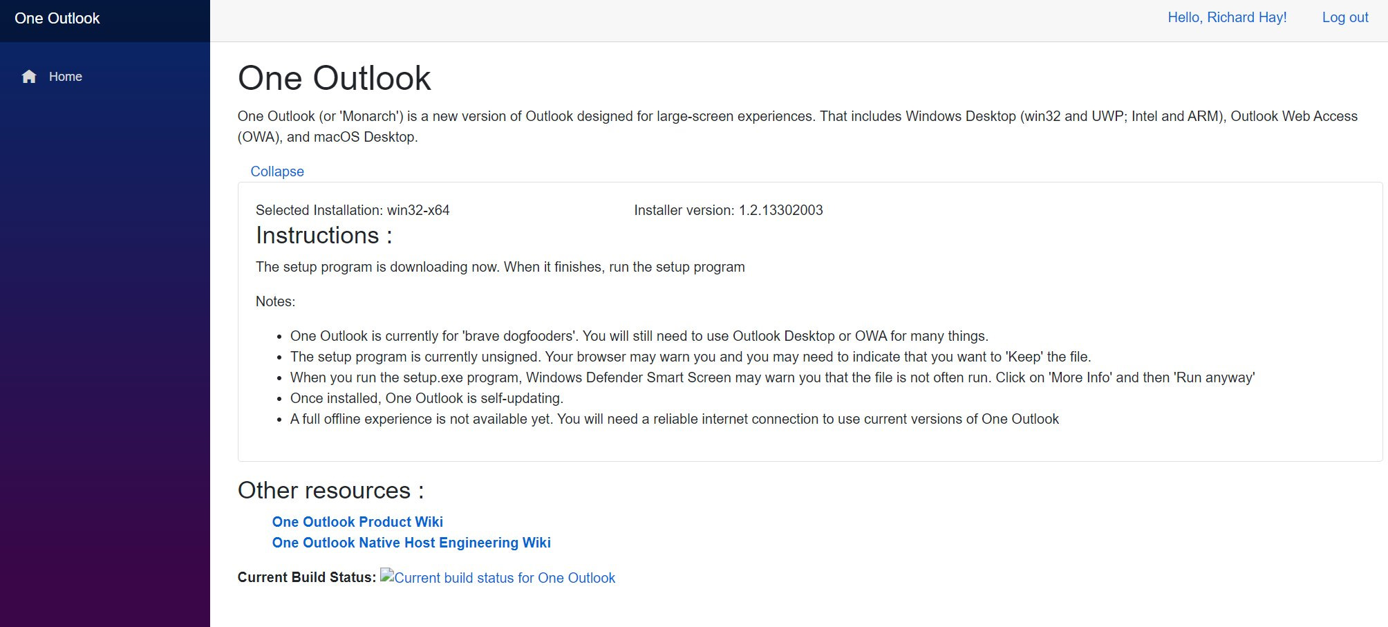 جزئیات اپلیکیشن وان اوت لوک / One Outlook مایکروسافت