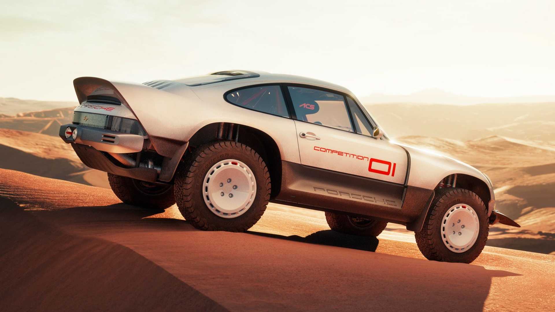  Porsche 911 ACS Singer in desert / پورشه ۹۱۱ سینگر رالی در صحرا