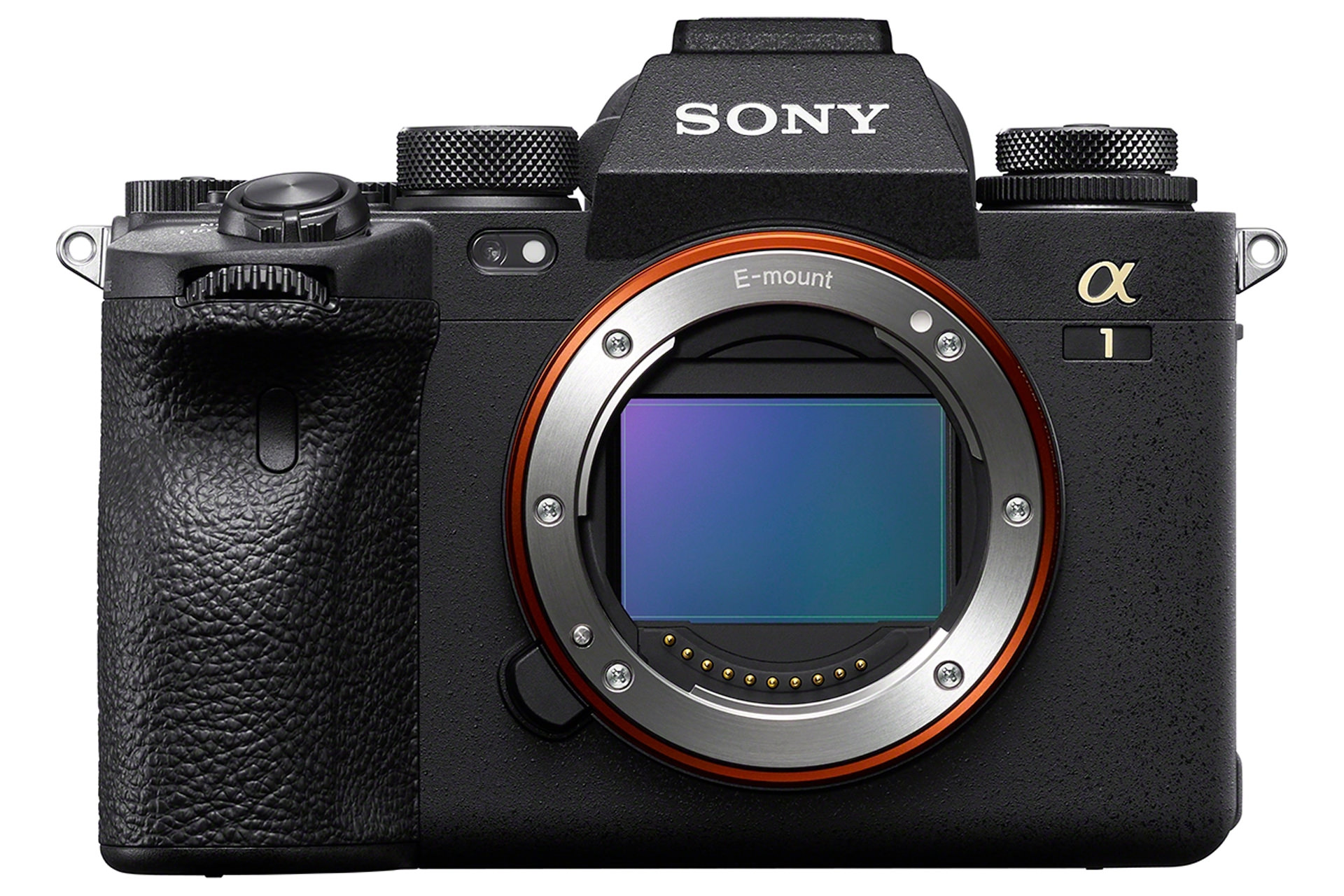 نمای جلو دوربین سونی آلفا وان / Sony Alpha 1 بدون لنز