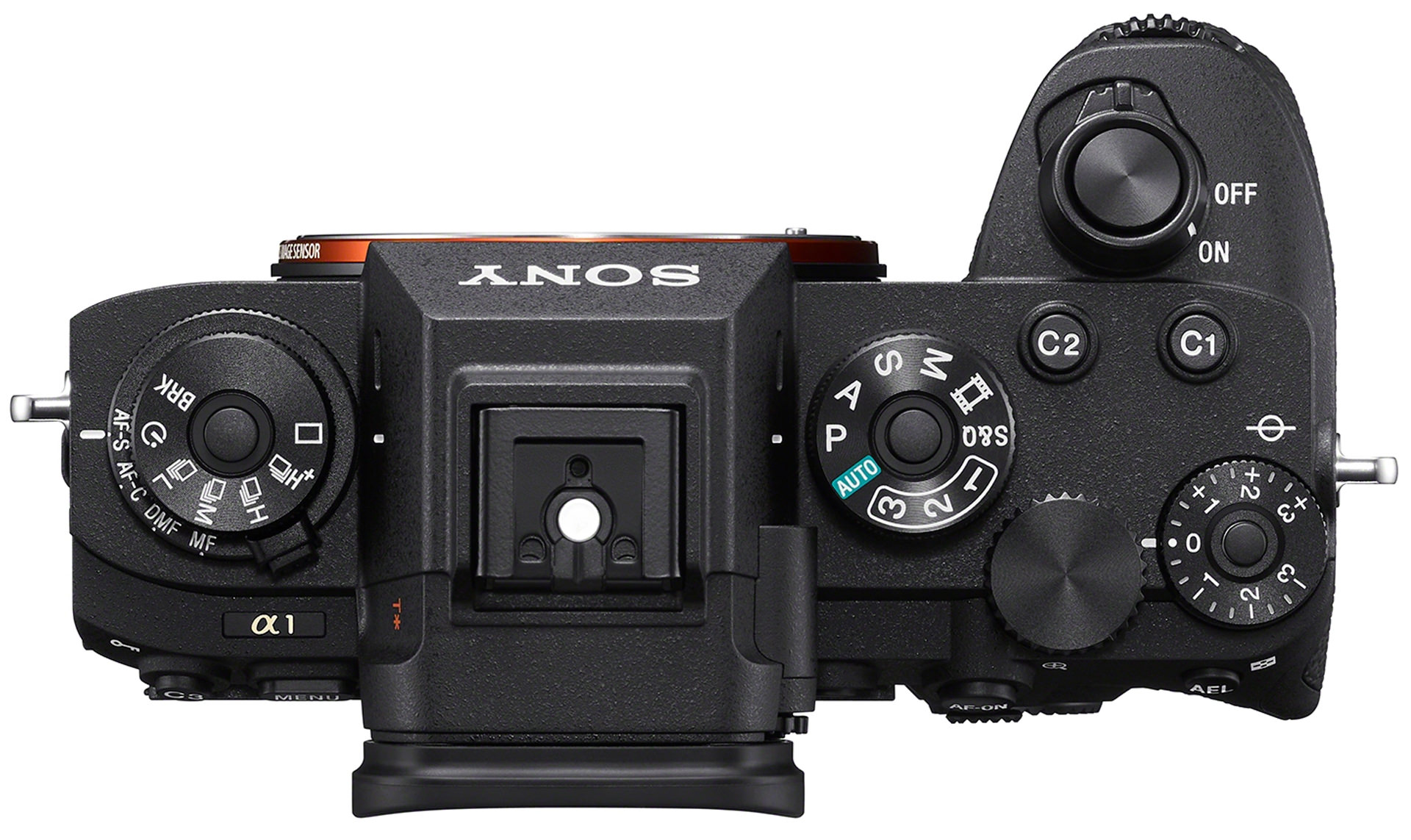 دوربین سونی آلفا وان / Sony Alpha 1 از نمای بالا