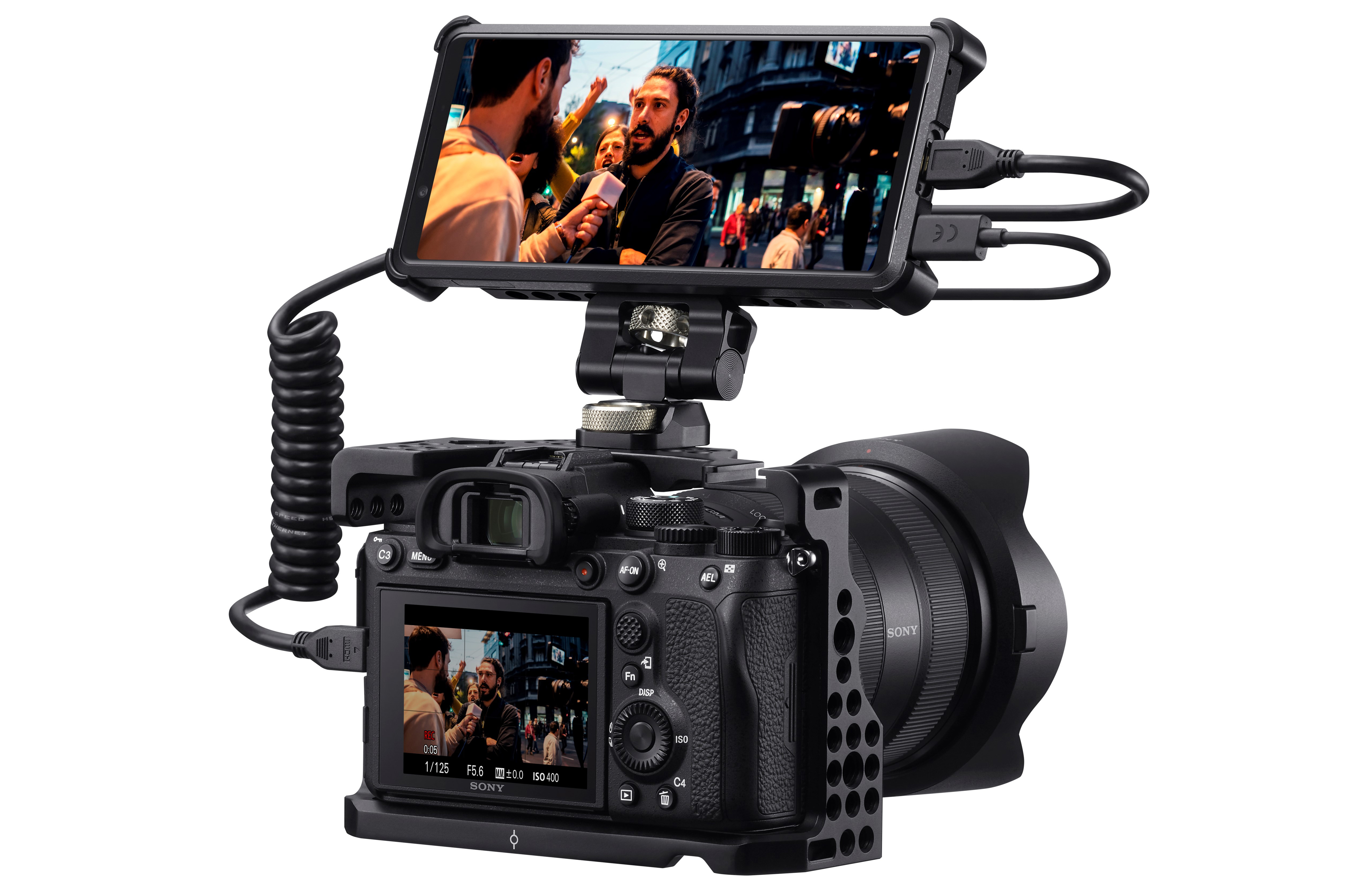 اکسپریا پرو / Xperia Pro سونی روی دوربین رندر