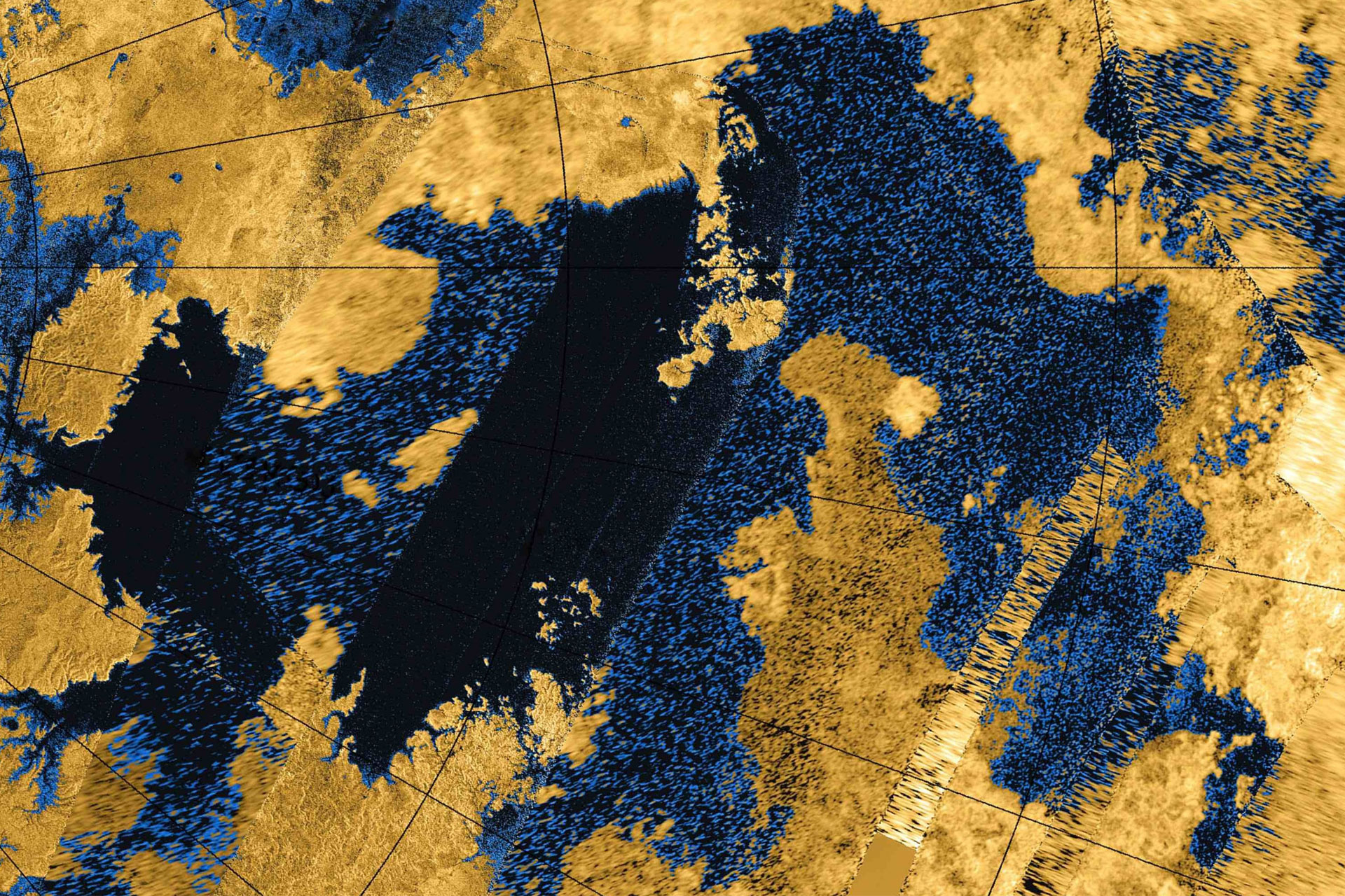 عمق بزرگ‌ترین دریای تایتان ممکن است به بیش از ۳۰۰ متر برسد