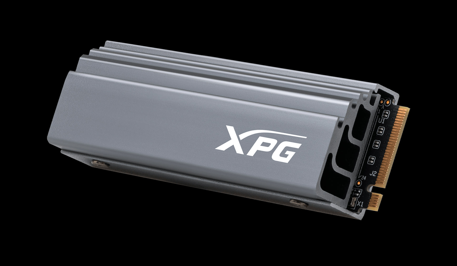 درایو اس اس دی XPG GAMMIX S70 از نمای جلو