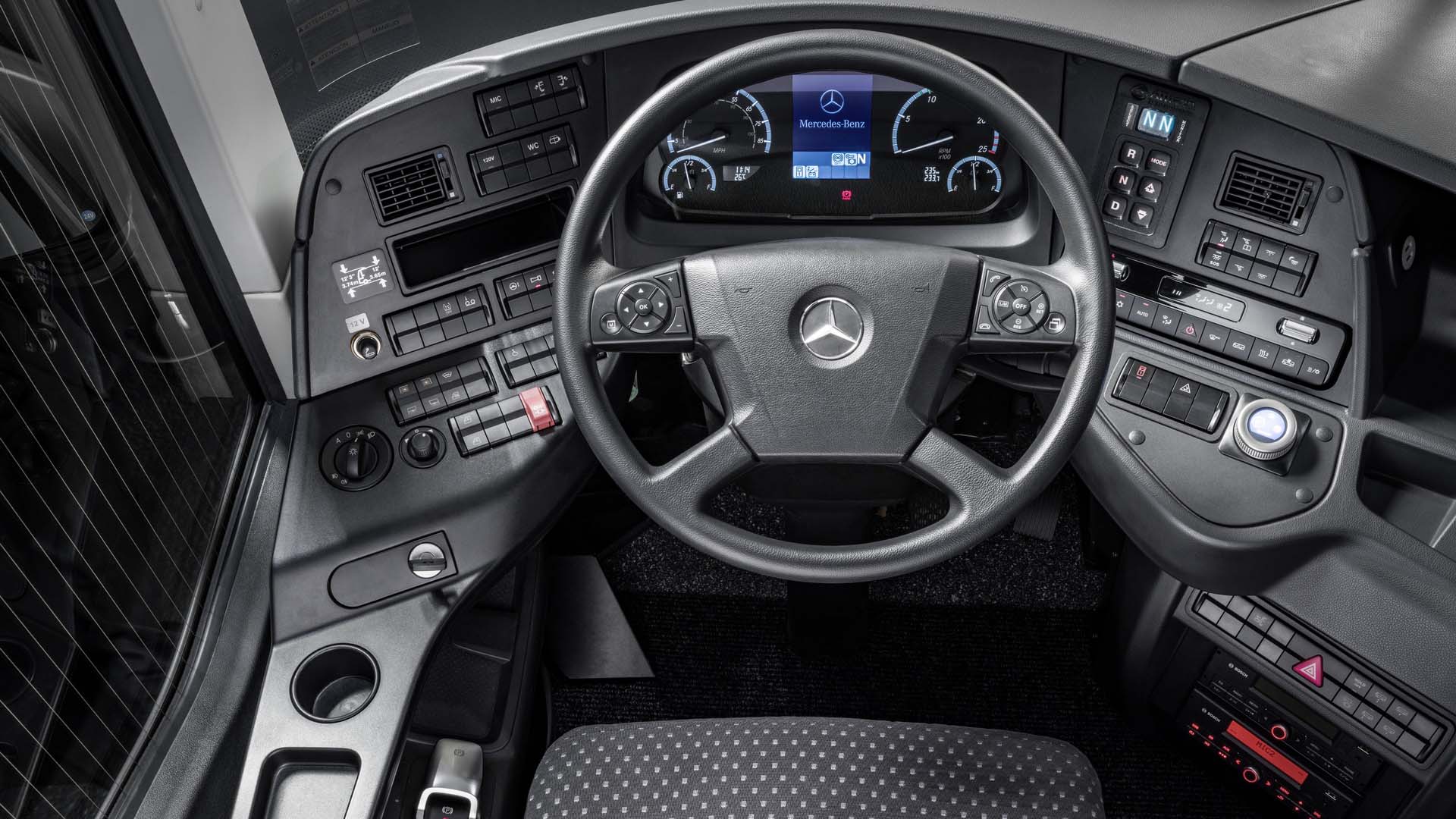 کابین و فرمان اتوبوس لوکس مرسدس بنز توررایدر / Mercedes-Benz Tourrider BUS