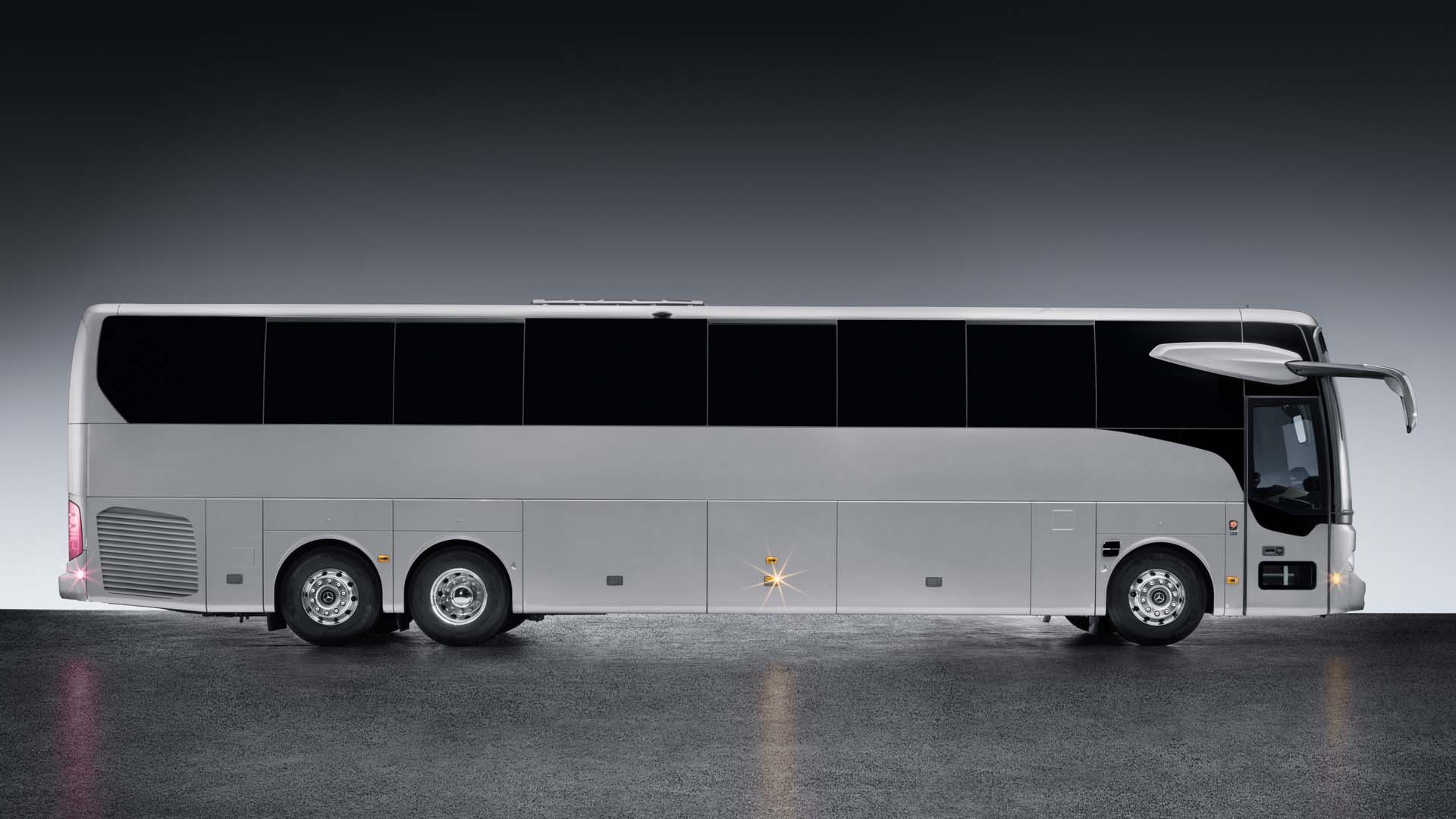 نمای جانبی اتوبوس لوکس مرسدس بنز توررایدر / Mercedes-Benz Tourrider BUS